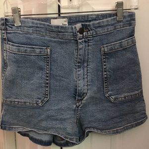 wilfred free jean shorts